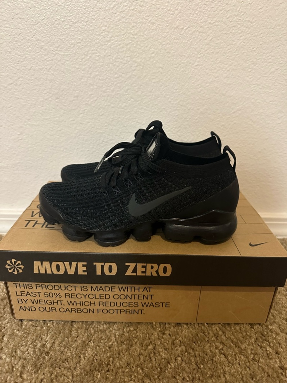 Nike W Air VaporMax 2021 FK Black/White-Metallic Silver